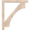 Ekena Millwork Westlake Block Smooth Bracket w/ Offset Brace, Douglas Fir, 5 1/2"W x 42"D x 48"H BKT0604X42X48WTL05SDF - alternate 3